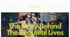Desktop Screenshot of beautifullives.org